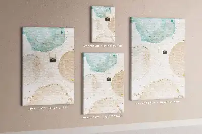 Tableau affichage liège Taches pastel