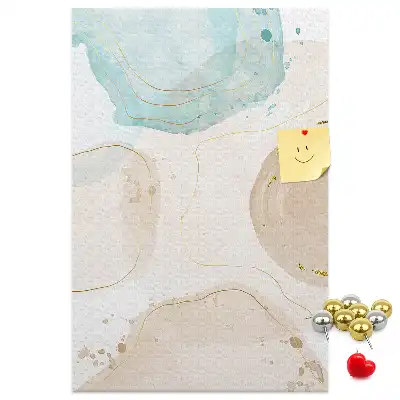 Tableau affichage liège Taches pastel