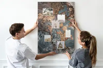 Tableau de liège décoratif Marbre artistique