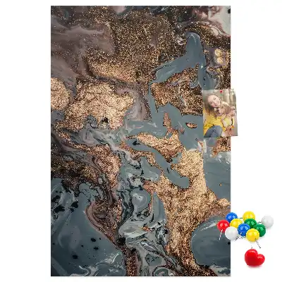 Tableau de liège décoratif Marbre artistique
