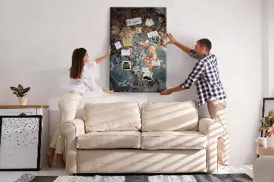 Tableau de liège décoratif Marbre artistique
