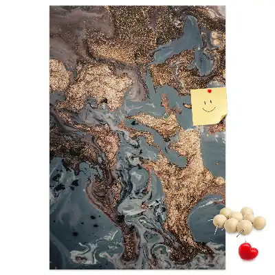Tableau de liège décoratif Marbre artistique