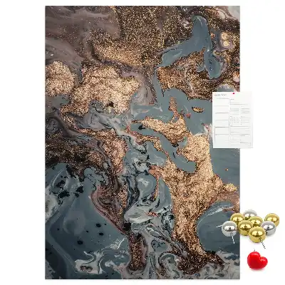 Tableau de liège décoratif Marbre artistique
