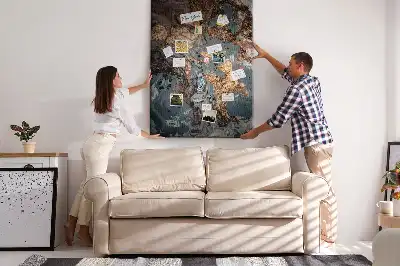 Tableau de liège décoratif Marbre artistique