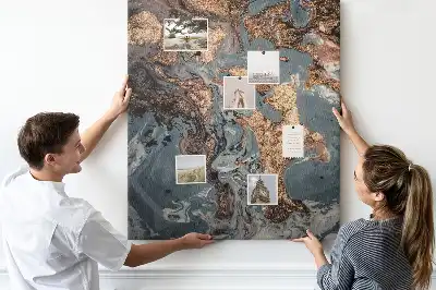 Tableau de liège décoratif Marbre artistique