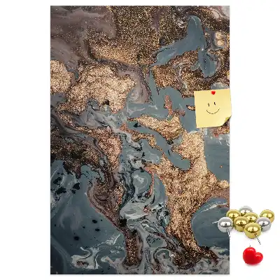 Tableau de liège décoratif Marbre artistique