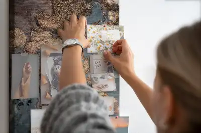 Tableau de liège décoratif Marbre artistique