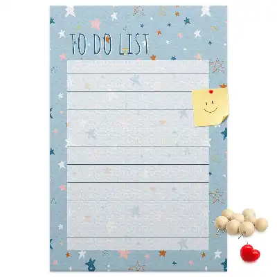 Image tableau en liège Liste de choses à faire