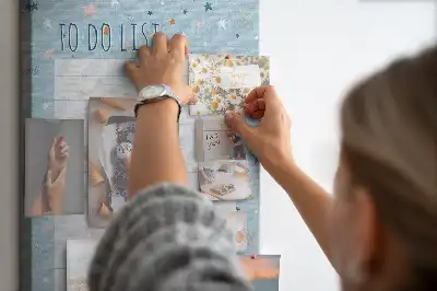 Image tableau en liège Liste de choses à faire