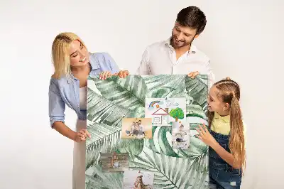 Tableau affichage liège Feuilles peintes à l'aquarelle
