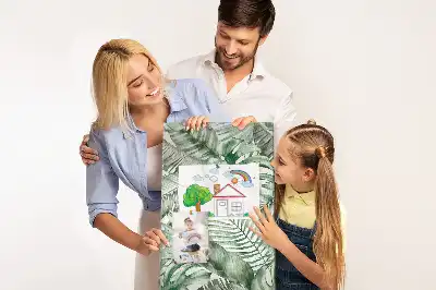 Tableau affichage liège Feuilles peintes à l'aquarelle
