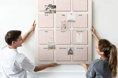 Image tableau en liège Calendrier d'anniversaire