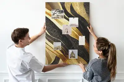 Tableau affichage liège Lignes abstraites