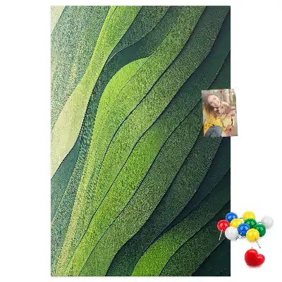 Tableau affichage liège Lignes du paysage naturel