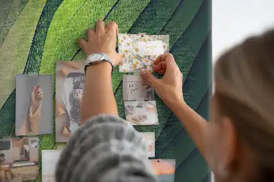 Tableau affichage liège Lignes du paysage naturel