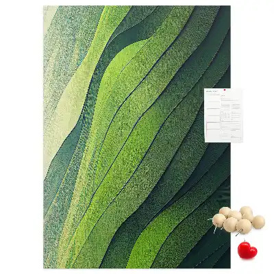 Tableau affichage liège Lignes du paysage naturel