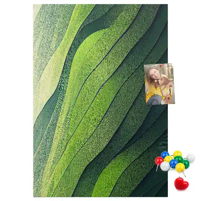 Tableau affichage liège Lignes du paysage naturel