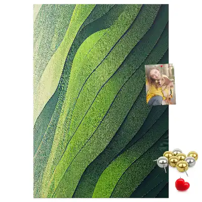 Tableau affichage liège Lignes du paysage naturel