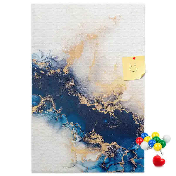 Tableau affichage liège Abstraction dans le marbre