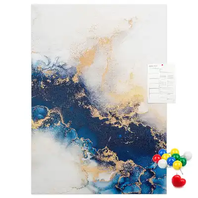 Tableau affichage liège Abstraction dans le marbre