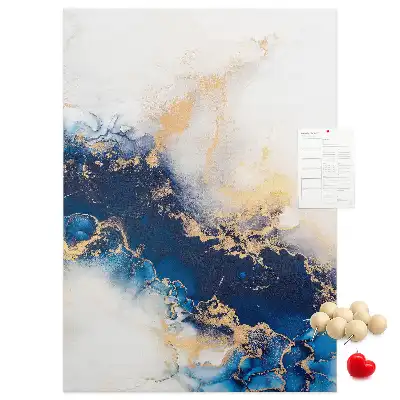 Tableau affichage liège Abstraction dans le marbre