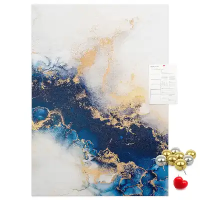 Tableau affichage liège Abstraction dans le marbre