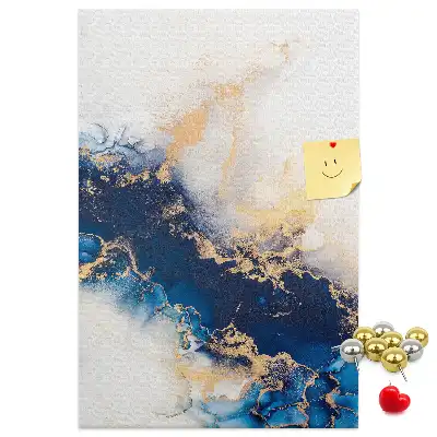 Tableau affichage liège Abstraction dans le marbre