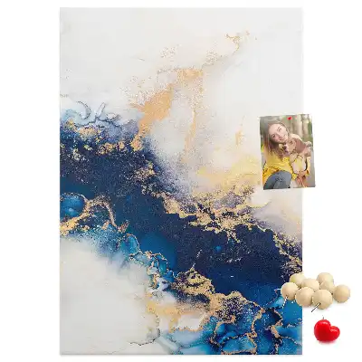 Tableau affichage liège Abstraction dans le marbre