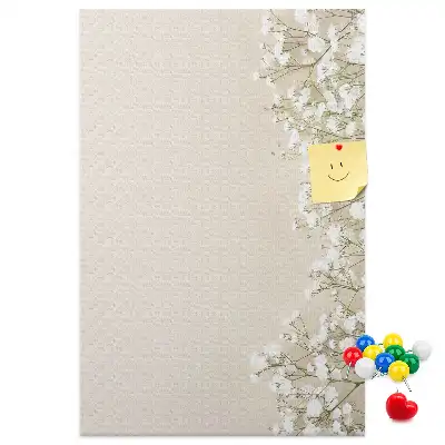 Tableau de liège décoratif Fleurs subtiles