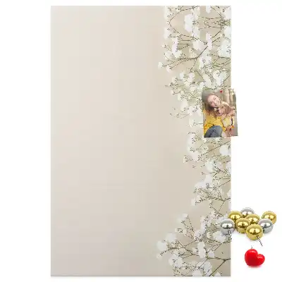 Tableau de liège décoratif Fleurs subtiles