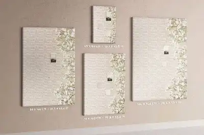 Tableau de liège décoratif Fleurs subtiles