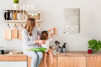 Tableau de liège décoratif Fleurs subtiles
