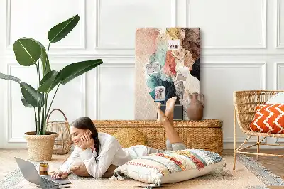 Tableau de liège décoratif Taches abstraites