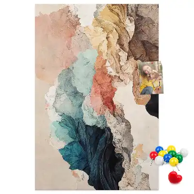 Tableau de liège décoratif Taches abstraites