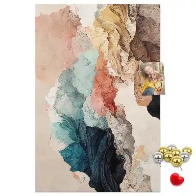 Tableau de liège décoratif Taches abstraites