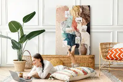 Tableau de liège décoratif Taches abstraites