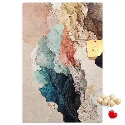 Tableau de liège décoratif Taches abstraites