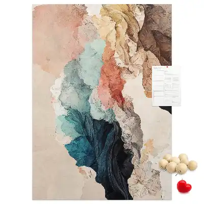 Tableau de liège décoratif Taches abstraites
