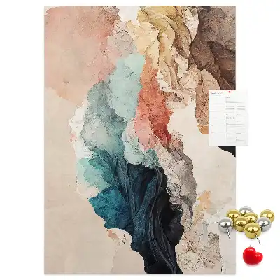 Tableau de liège décoratif Taches abstraites