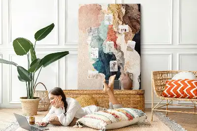 Tableau de liège décoratif Taches abstraites