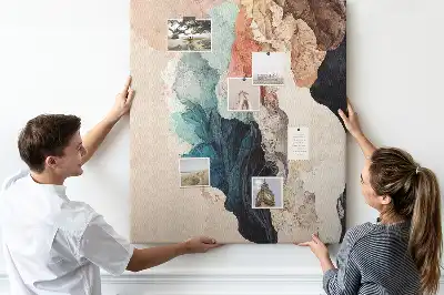 Tableau de liège décoratif Taches abstraites