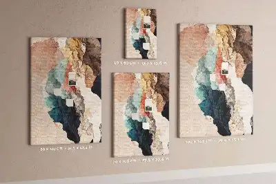 Tableau de liège décoratif Taches abstraites