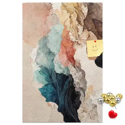 Tableau de liège décoratif Taches abstraites