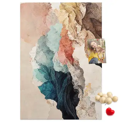 Tableau de liège décoratif Taches abstraites