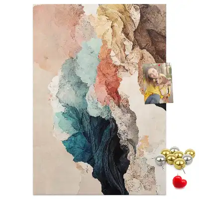 Tableau de liège décoratif Taches abstraites