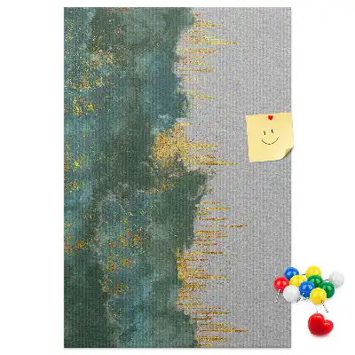 Tableau en liège avec motif décoratif