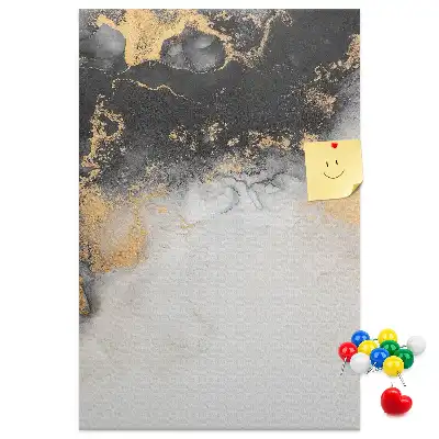 Tableau en liège motif abstraction marbre