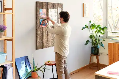 Tableau affichage liège Structure en bois