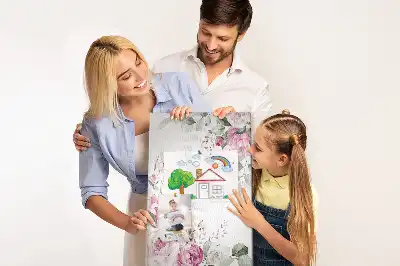 Image tableau en liège Bords fleuris