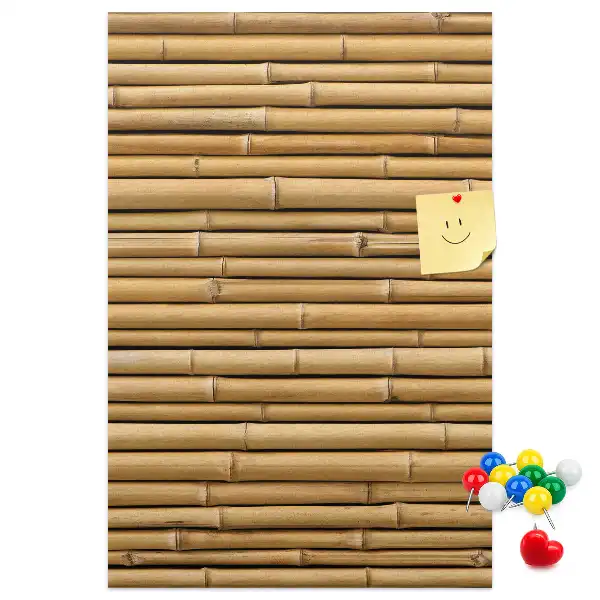 Tableau de liège décoratif Pousses de bambou